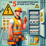 Infografik zu den 5 Sicherheitsregeln für mehr Sicherheit